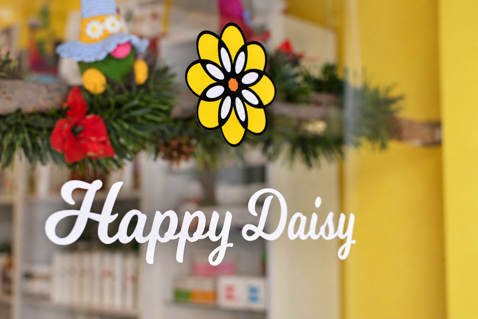 Vetrina del negozio Happy Daisy