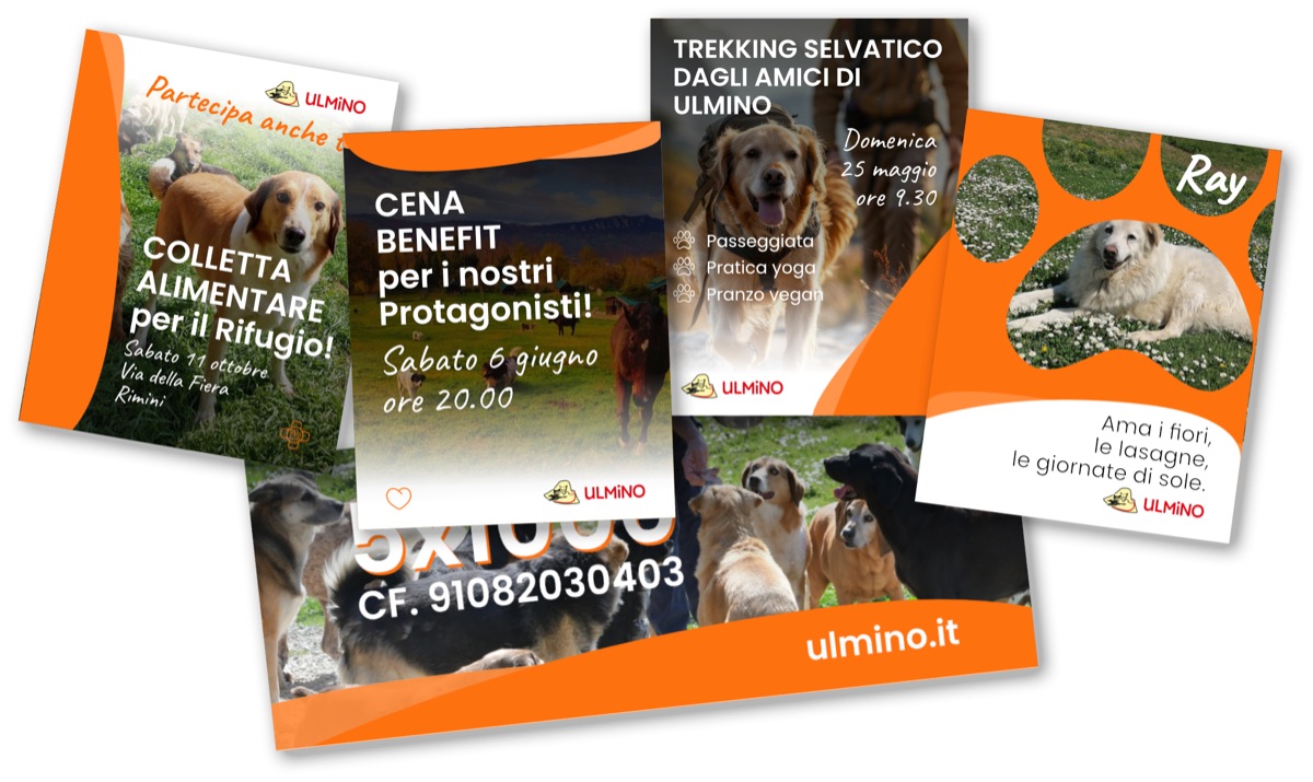 Social media materials for Rifugio di Ulmino
